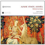 the album cover for Ensemble A Chantar - Medival Love Songs