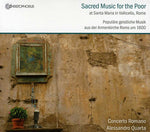 the album cover for Marenzio / Quarta / Concerto Romano - Sacred Music for the Poor