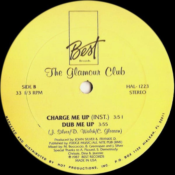 The Glamour Club : Charge Me Up (12")