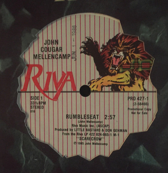 John Cougar Mellencamp : Rumbleseat (12", Single, Promo)