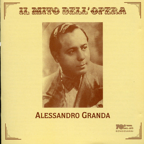 the album cover for Alessandro Granda - Tenor Arias: Rigoletto, Traviata, Et Al