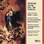 the album cover for Alberto Turco - Musiche Sacre Del 700