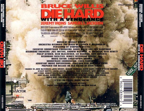 Michael Kamen : Die Hard With A Vengeance (Original Motion Picture Soundtrack) (CD, Album)