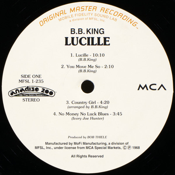 B.B. King : Lucille (LP, Album, Ltd, Num, RE, RM, 200)