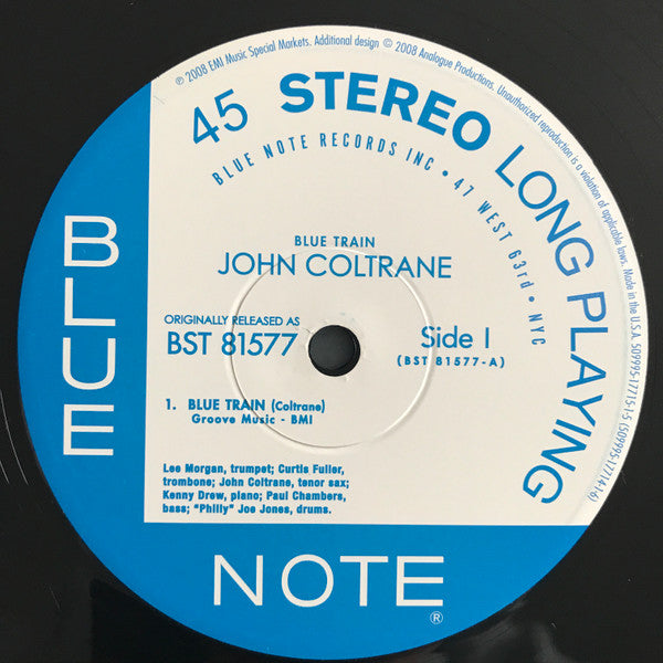 John Coltrane : Blue Train (2x12", Album, Ltd, Num, RE, RM, 180)