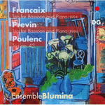 the album cover for Ensemble Blumina - Francaix / Previn / Poulenc