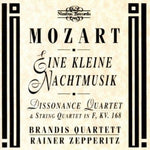 the album cover for Brandis Quartett - Serenade Strings in G Major / Eine Klein Nachtmusik