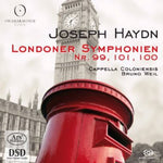 the album cover for LISZT/BEETHOVEN - London Symphonies No. 99 100 101