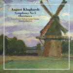 the album cover for Klughardt / Anhaltische Philharmonie Dessau - Symphony No 5 / Overtures
