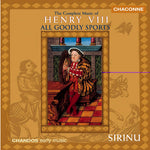 the album cover for Sirinu - All Goodly Sports: Complete Music of Henry Viii