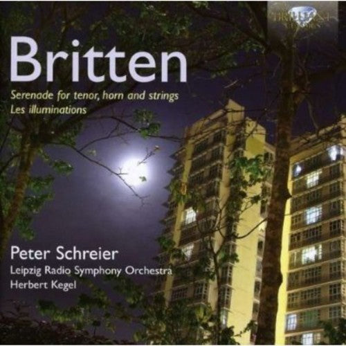 the album cover for Peter Schreier - Les Illuminations Op 18 / Serenade Op 31