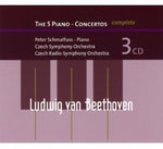 the album cover for The Czech Symphony Orchestra - 5 Piano Ctos