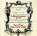 the album cover for Hans-Georg Schäfer - Goldberg Variations