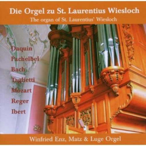 the album cover for Winfried Enz - Organ of St Laurentius Wiesloch