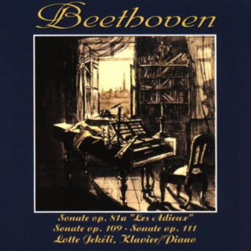 the album cover for Lotte Jekéli - Piano Sonatas
