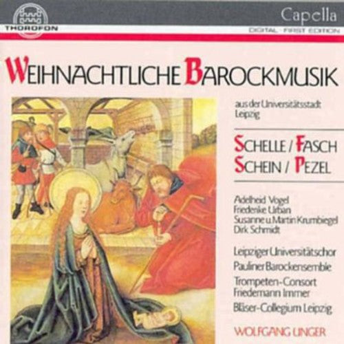 the album cover for Leipziger Universitätschor - Christmas Baroque Music Universitatsstadt Leipzig