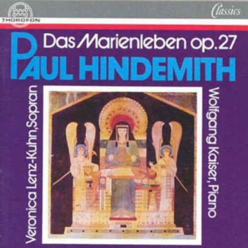 the album cover for Veronika Lenz-Kuhn - Das Marienleben