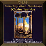 the album cover for Karl Schlechta - Klarinettentrios