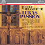 the album cover for Thüringischer Akademischer Singkreis - Lukas Passion