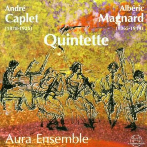 the album cover for Au.Ra - Quintets for Piano & Winds