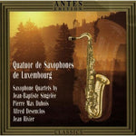 the album cover for Quatour De Saxophones De Luxembourg - Saxophone Qtets