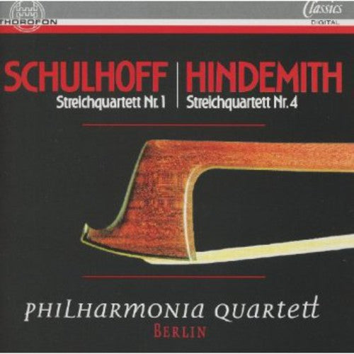 the album cover for Philharmonia Quartett Berlin - String QT No 1 / QT No 5