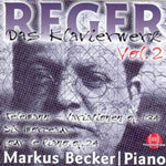 the album cover for Markus Becker - Piano Works 2