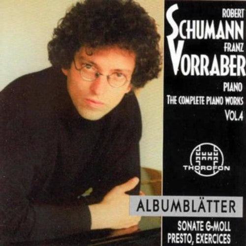 the album cover for Franz Vorraber - Complete Piano Works 4
