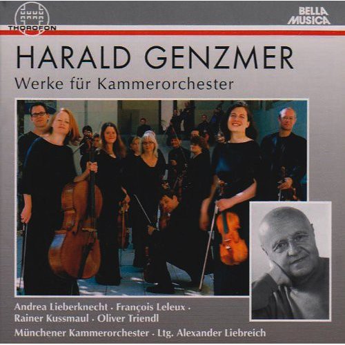 the album cover for Münchener Kammerorchester - Works for Chamber Orchestra