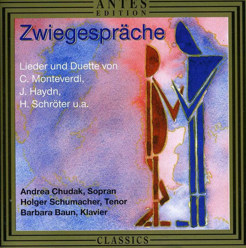 the album cover for Andrea Chudak - Zwiegesprache: Lieder & Duets