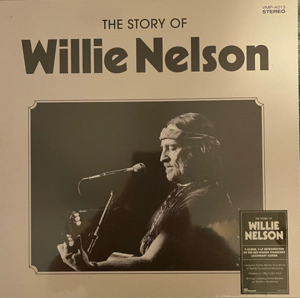 Willie Nelson : The Story Of Willie Nelson (LP, Album, RE, Yel + LP, Album, RE, Bur + LP, Albu)