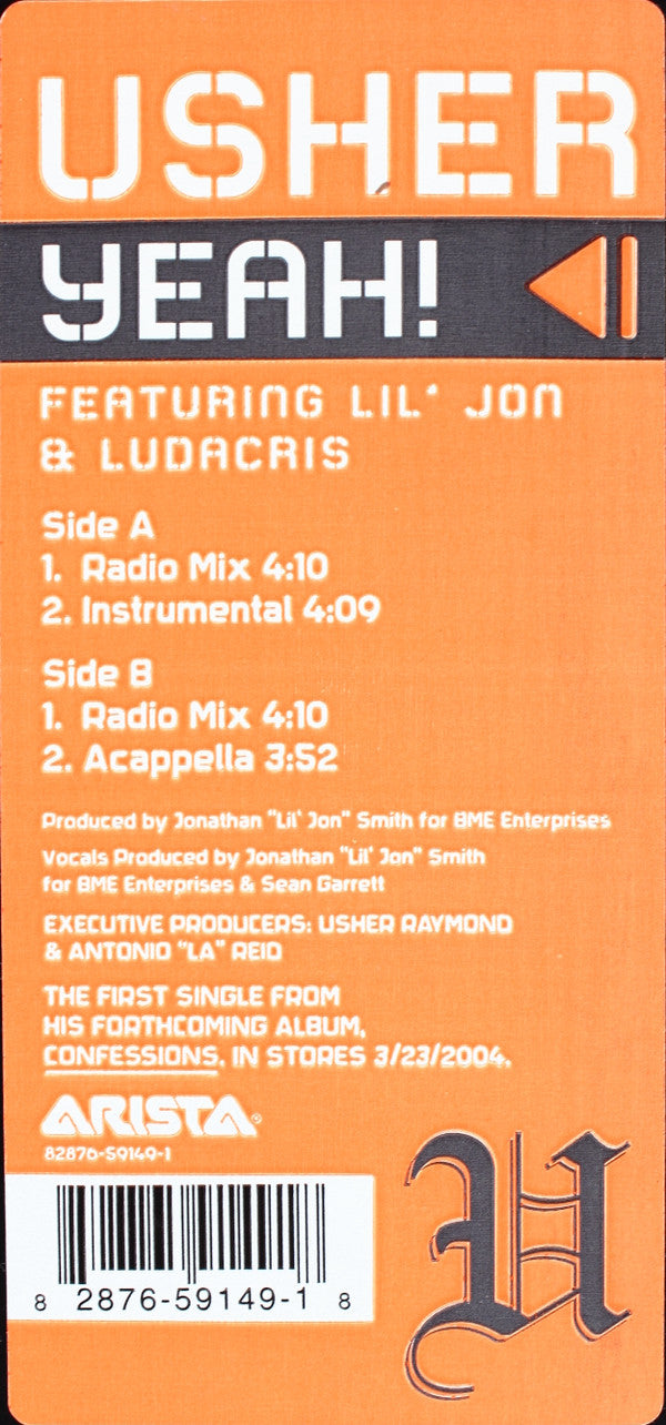 Usher Featuring Lil' Jon & Ludacris : Yeah! (12")