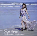 the album cover for Olivia Genesi - Melodias de Sol Em Pleno Azul
