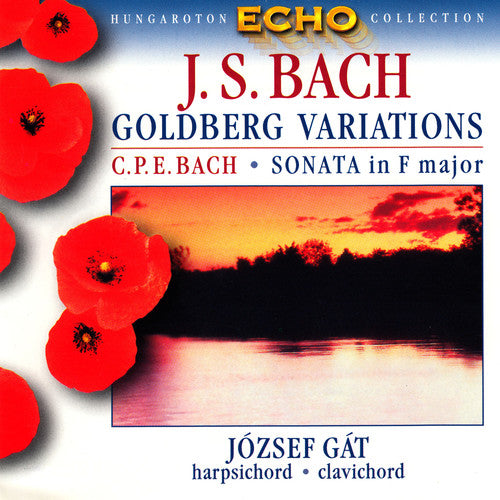 the album cover for Bach / Gat - Goldberg Variations BMV 988: Cpe Bach: Sonata in F