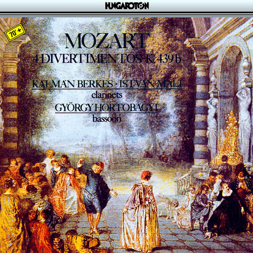 the album cover for Mozart / Berkes / Hortobagyi - Divertimentos Fro 2 Clarinets & Bassoons