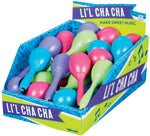 Li'l Cha Cha Maracas with Lanyard, Asst Colors Party Favors