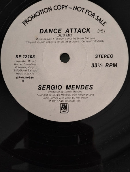 Sergio Mendes* : Dance Attack (12", Promo)