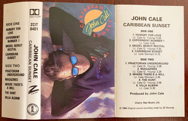 John Cale : Caribbean Sunset (Cass, Album)