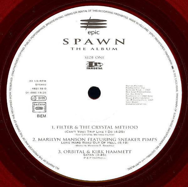 Various : Spawn (The Album) (3x10", Album, Ltd, Red)