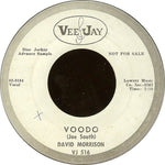 David Morrison (3) : Voodo / Growing Old Before My Time (7", Promo)