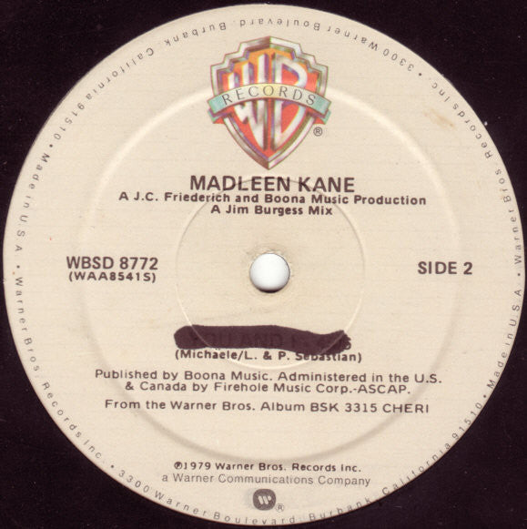 Madleen Kane : Forbidden Love (12")