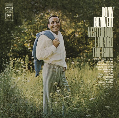the album cover for Tony Bennett - Yesterday I Heard the Rain