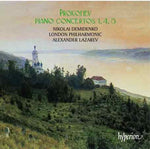 the album cover for S. Prokofiev - Piano Concertos 1 4 & 5