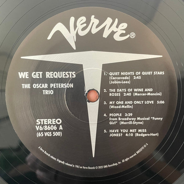 The Oscar Peterson Trio : We Get Requests (LP, Album, RE, RM, 180)