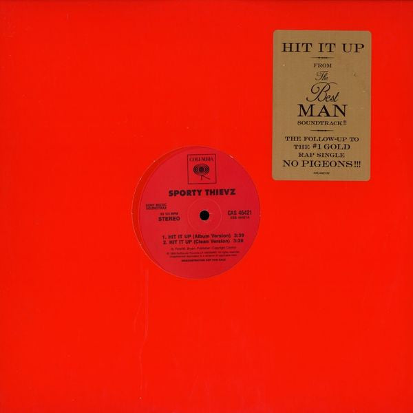 Sporty Thievz : Hit It Up (12", Promo, Tra)