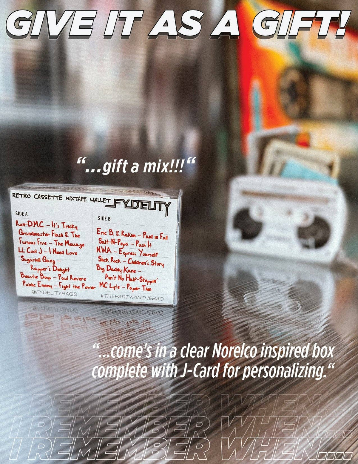 70294: Mixtape Wallet | Limited Edition | Boombox