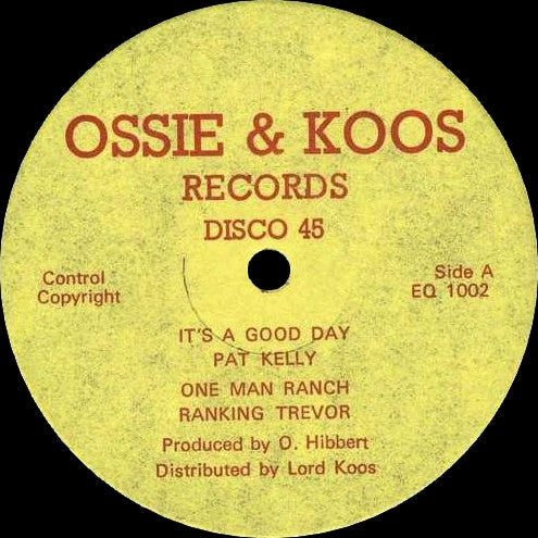 Pat Kelly : It's A Good Day (12")