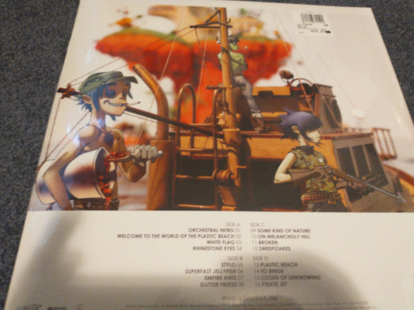 Gorillaz : Plastic Beach (2xLP, Album, RE, Red)
