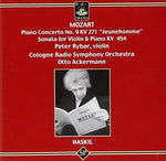 the album cover for CLARA HASKIL - Piano Concerto 9 / Sonata for Violin & Piano