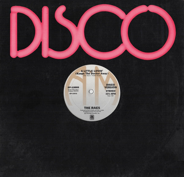 The Raes : A Little Lovin' (Keeps The Doctor Away) (12", Ter)